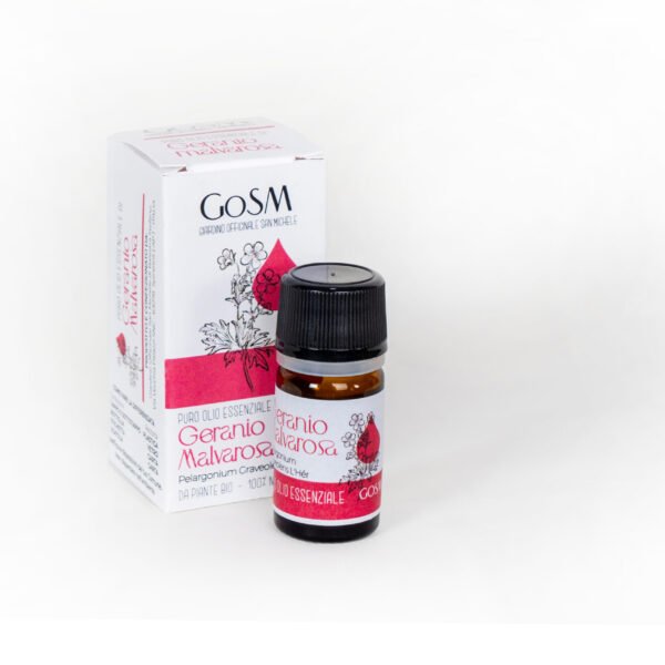 Olio Essenziale di Geranio Malvarosa - Pelargonium Graveolens L’Her - DISTILLATO ARTIGIANALMENTE