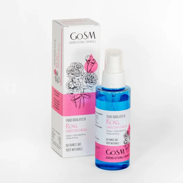 idrolato naturale fresco Rosa Damascena Antica